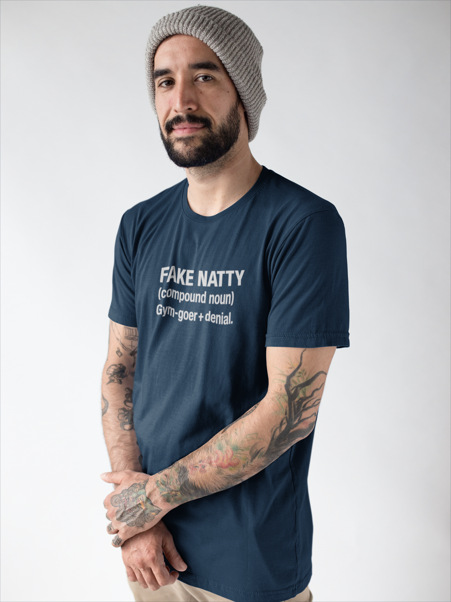 Fake Natty Definition T-Shirt Funny Gym Shirt