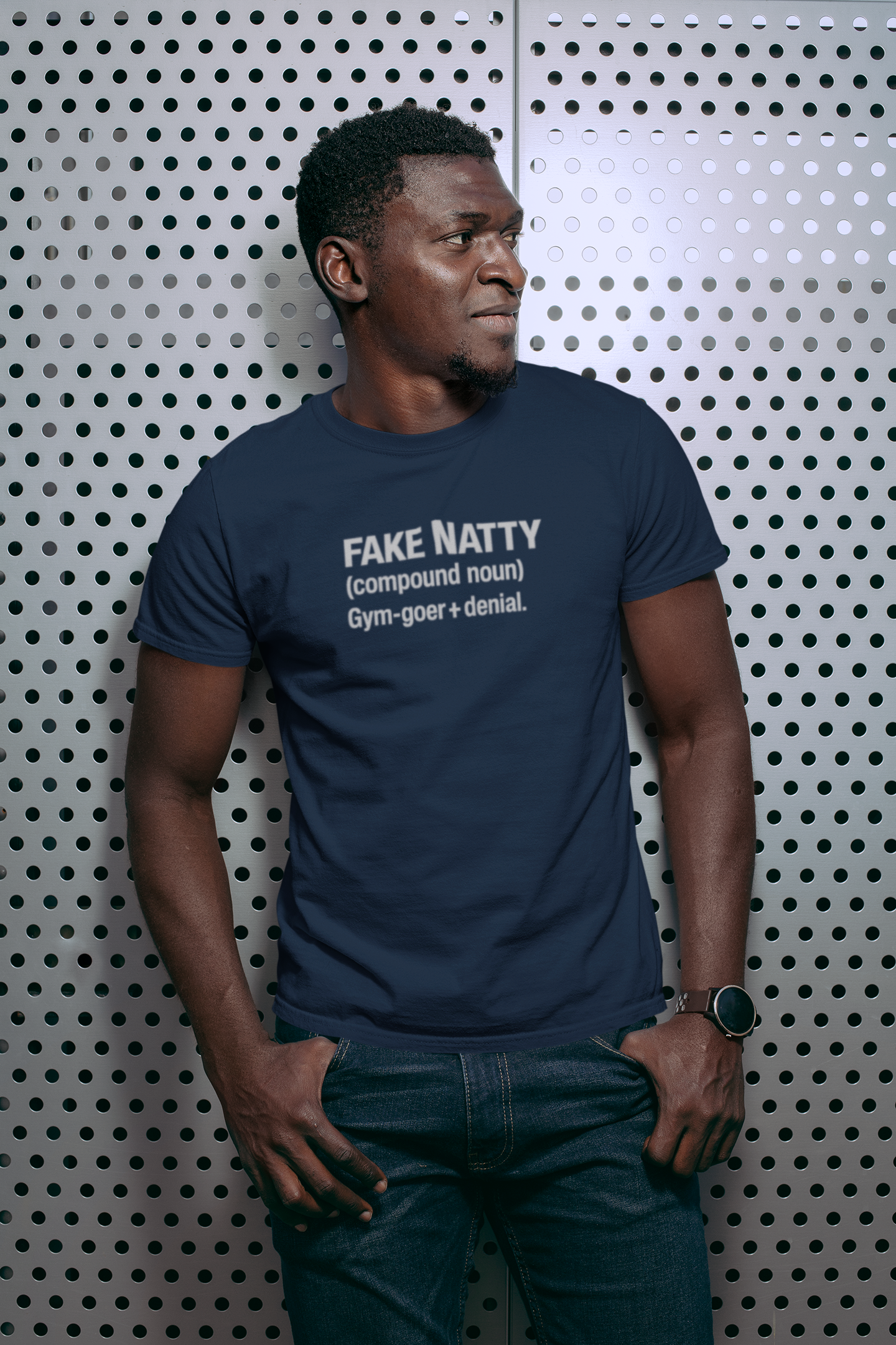 Fake Natty Definition T-Shirt Funny Gym Shirt