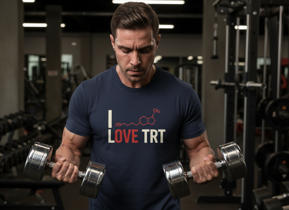 I Love TRT T-Shirt Testosterone Support Tee