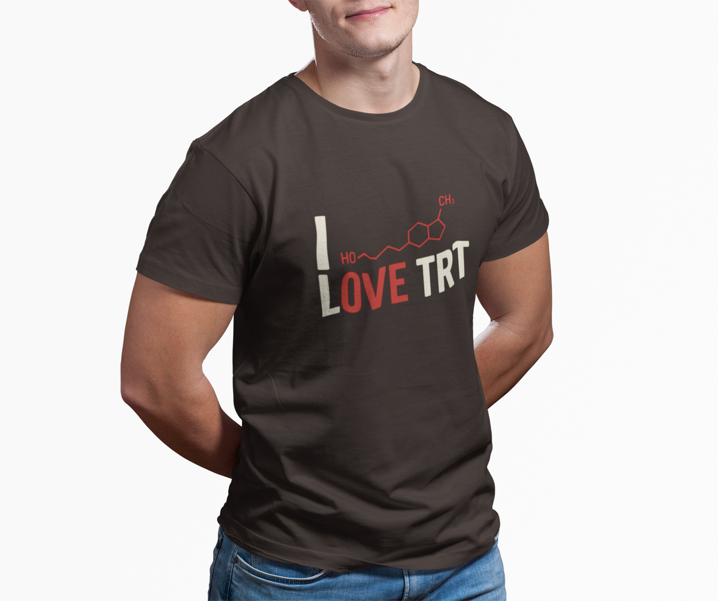 I Love TRT T-Shirt Testosterone Support Tee