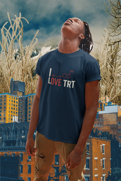I Love TRT T-Shirt Testosterone Support Tee