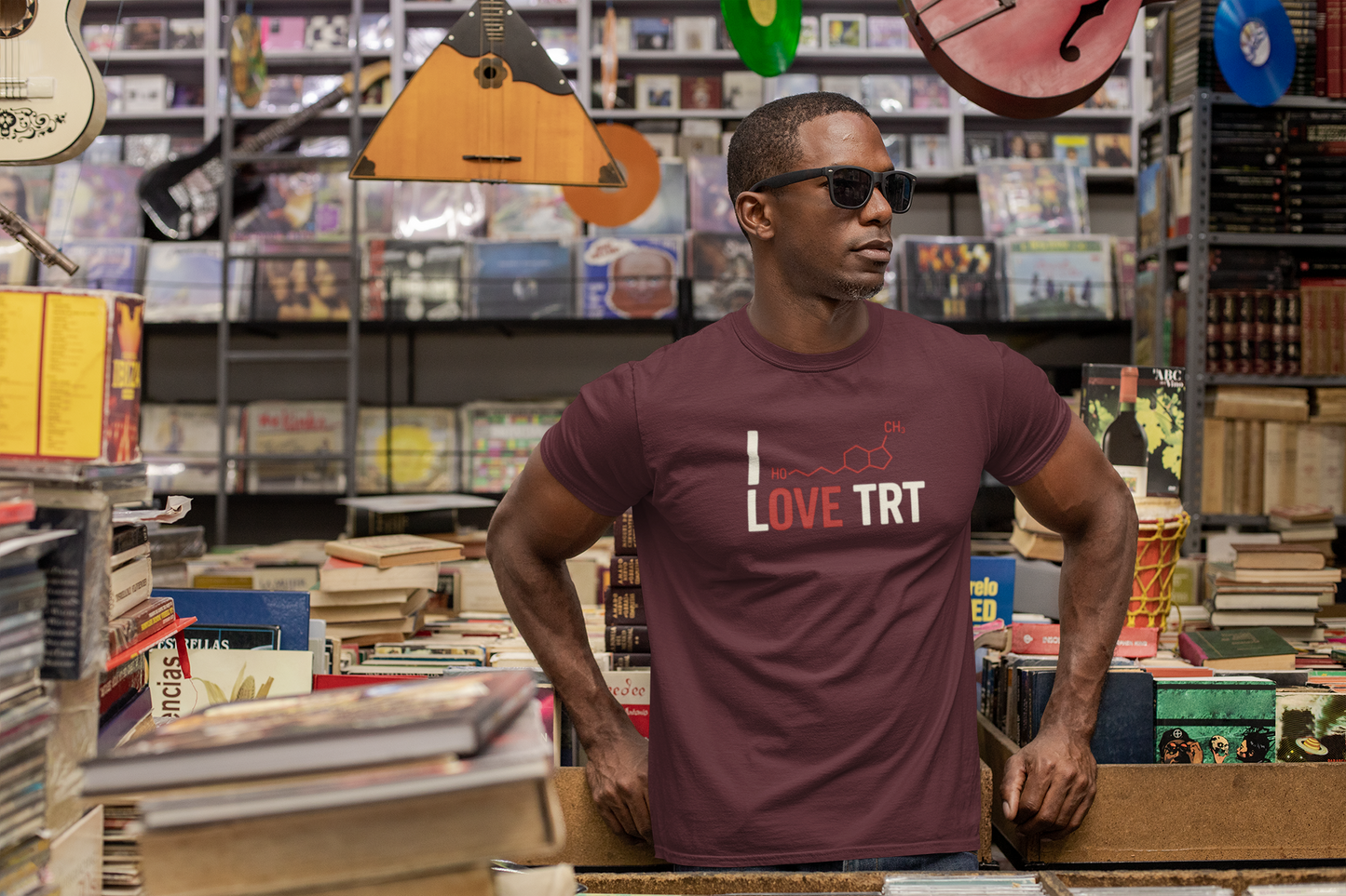 I Love TRT T-Shirt Testosterone Support Tee