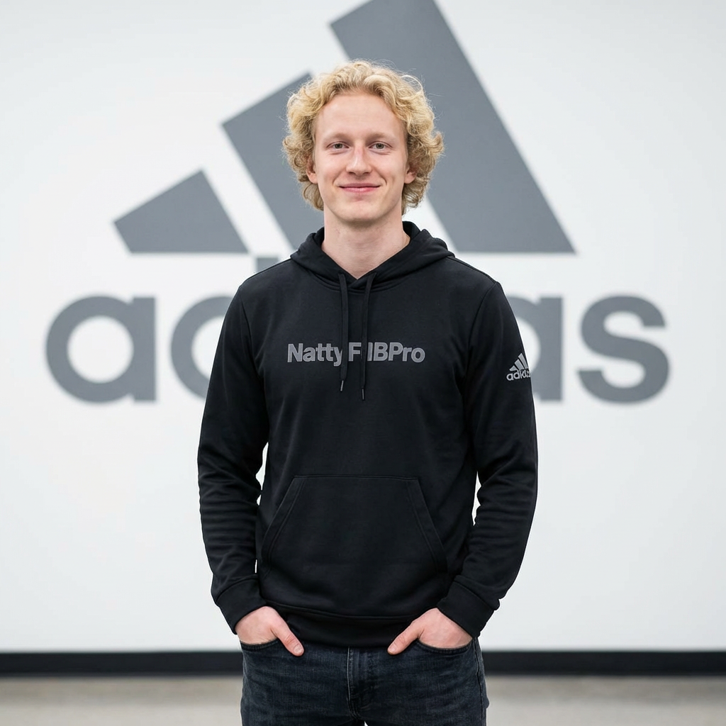 Adidas Natty IFBBPro Hoodie | Minimal Gym Pullover