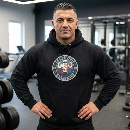 Certified Natty Boy Champion Hoodie - Cozy Streetwear, Perfect for Gifting, Casual Days, Unisex Style, Birthday Present