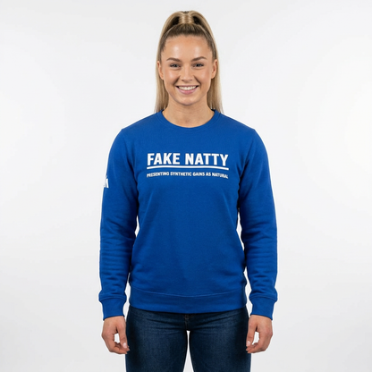 Adidas Fake Natty Crewneck Gym Humor Sweatshirt