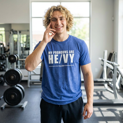 My Pronouns Are HE/VY Gym T-Shirt 💪