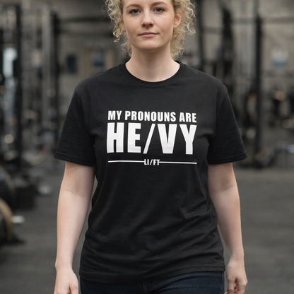 My Pronouns Are HE/VY Gym T-Shirt 💪