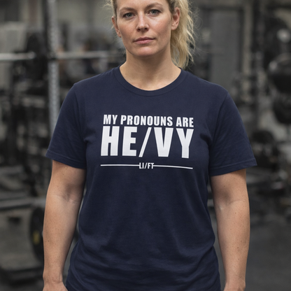 My Pronouns Are HE/VY Gym T-Shirt 💪
