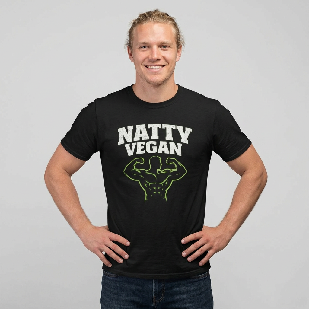 Natty Vegan T-Shirt | Gym Lifestyle Tee