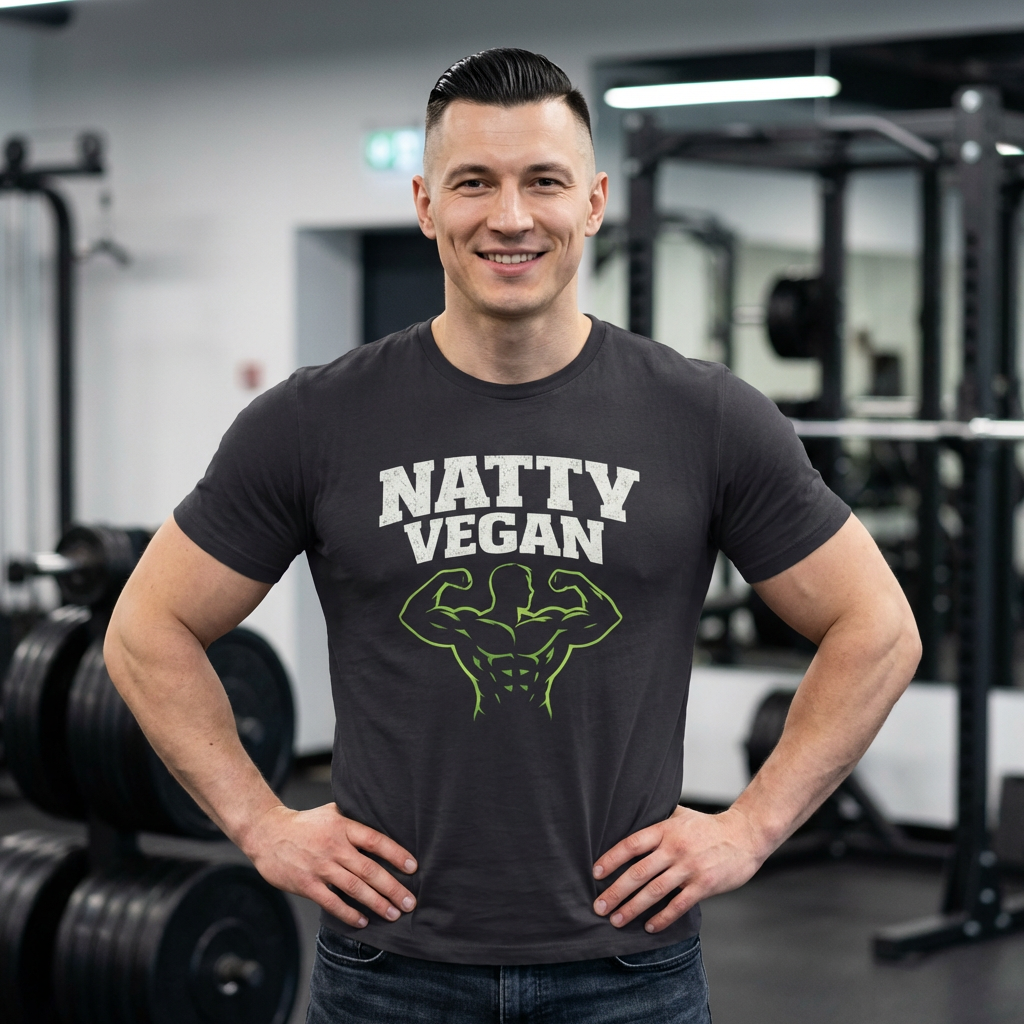 Natty Vegan T-Shirt | Gym Lifestyle Tee