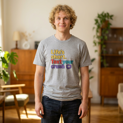 Text Your Crush T-Shirt | Cute Retro Graphic Tee