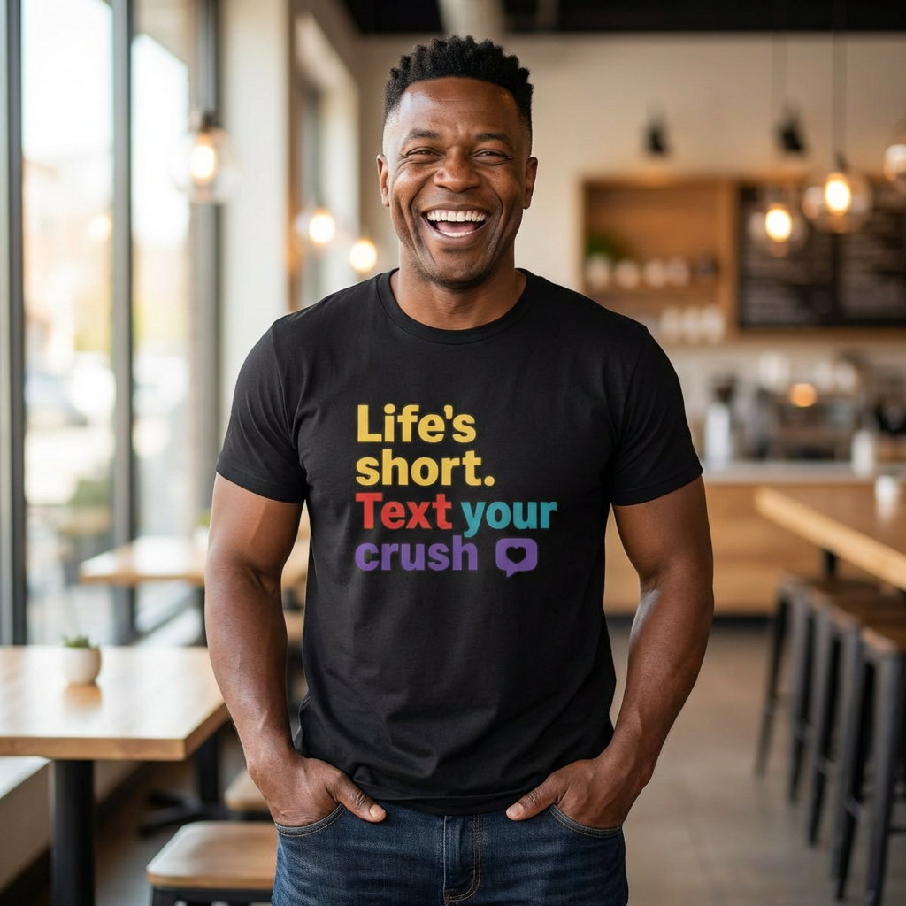 Text Your Crush T-Shirt | Cute Retro Graphic Tee