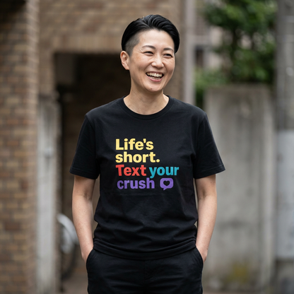 Text Your Crush T-Shirt | Cute Retro Graphic Tee