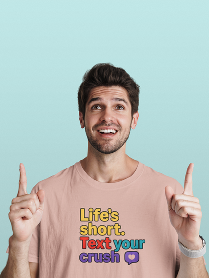 Text Your Crush T-Shirt | Cute Retro Graphic Tee