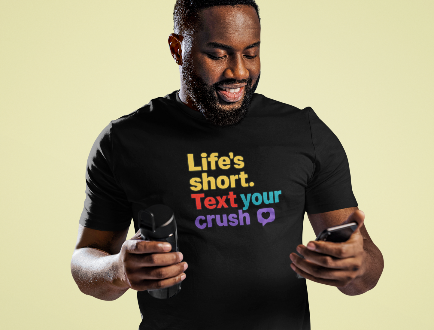 Text Your Crush T-Shirt | Cute Retro Graphic Tee