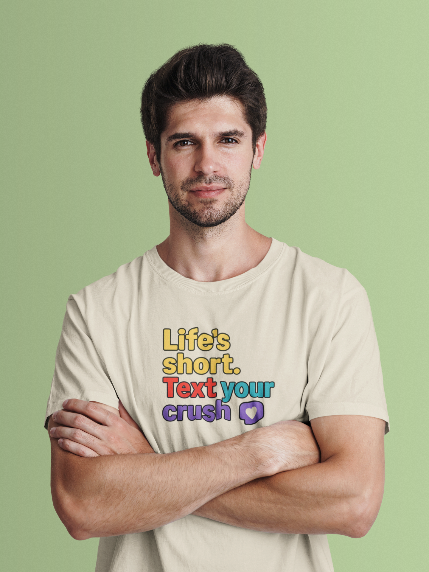 Text Your Crush T-Shirt | Cute Retro Graphic Tee
