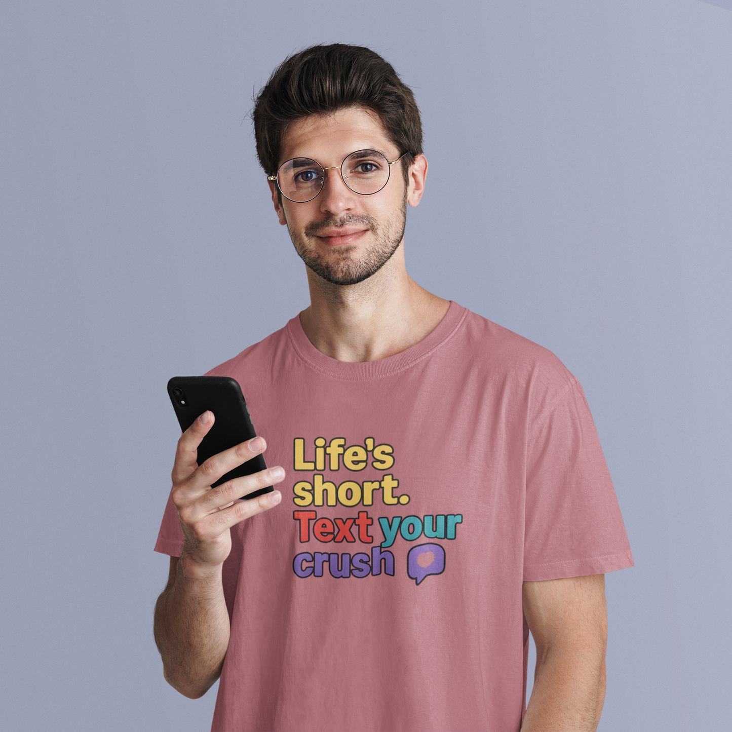 Text Your Crush T-Shirt | Cute Retro Graphic Tee