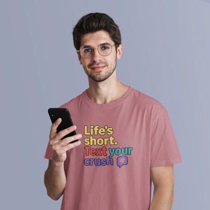 Text Your Crush T-Shirt | Cute Retro Graphic Tee