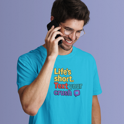 Text Your Crush T-Shirt | Cute Retro Graphic Tee