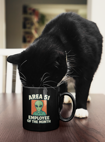 Area 51 Alien Mug | Funny UFO Coffee Cup