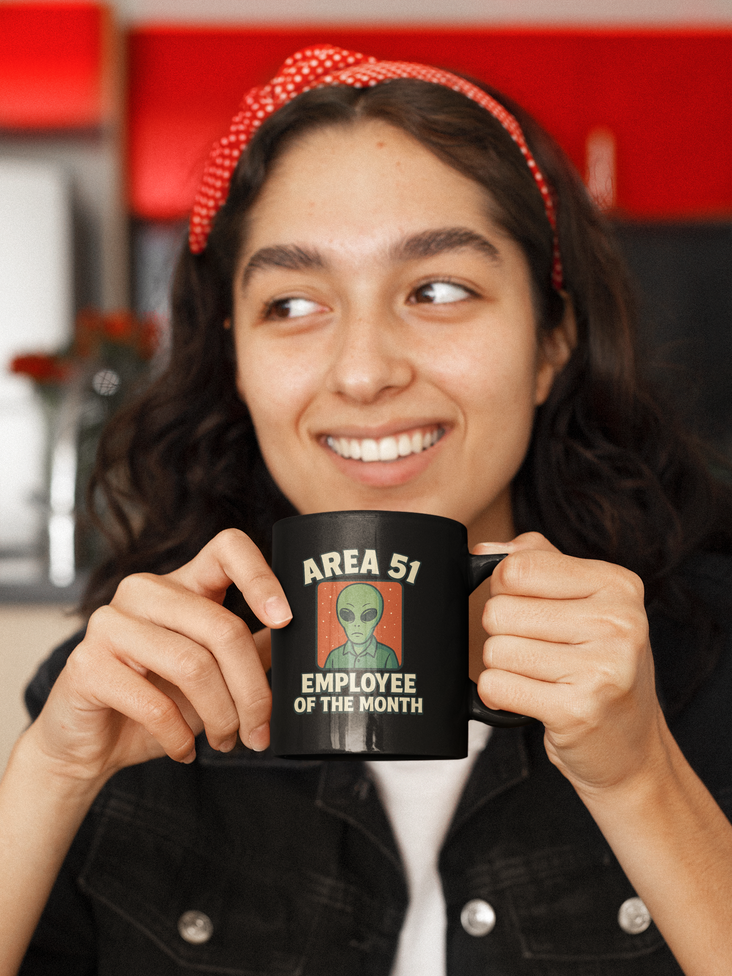 Area 51 Alien Mug | Funny UFO Coffee Cup