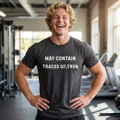 May Contain Tren T-Shirt | Funny Gym Shirt
