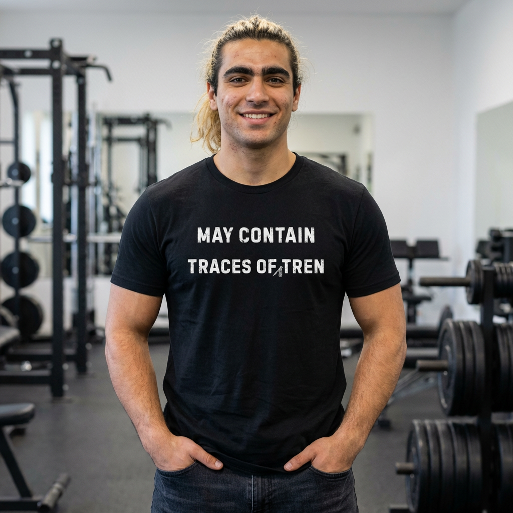 May Contain Tren T-Shirt | Funny Gym Shirt