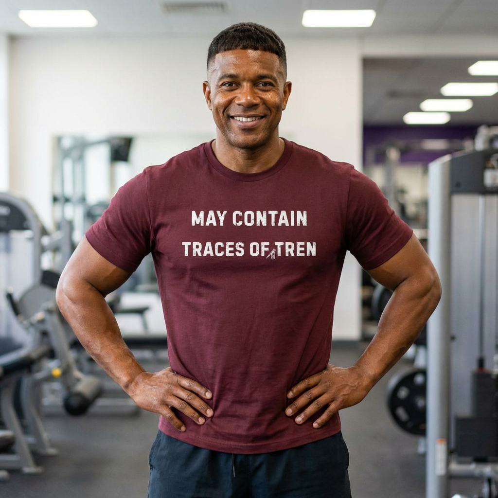 May Contain Tren T-Shirt | Funny Gym Shirt