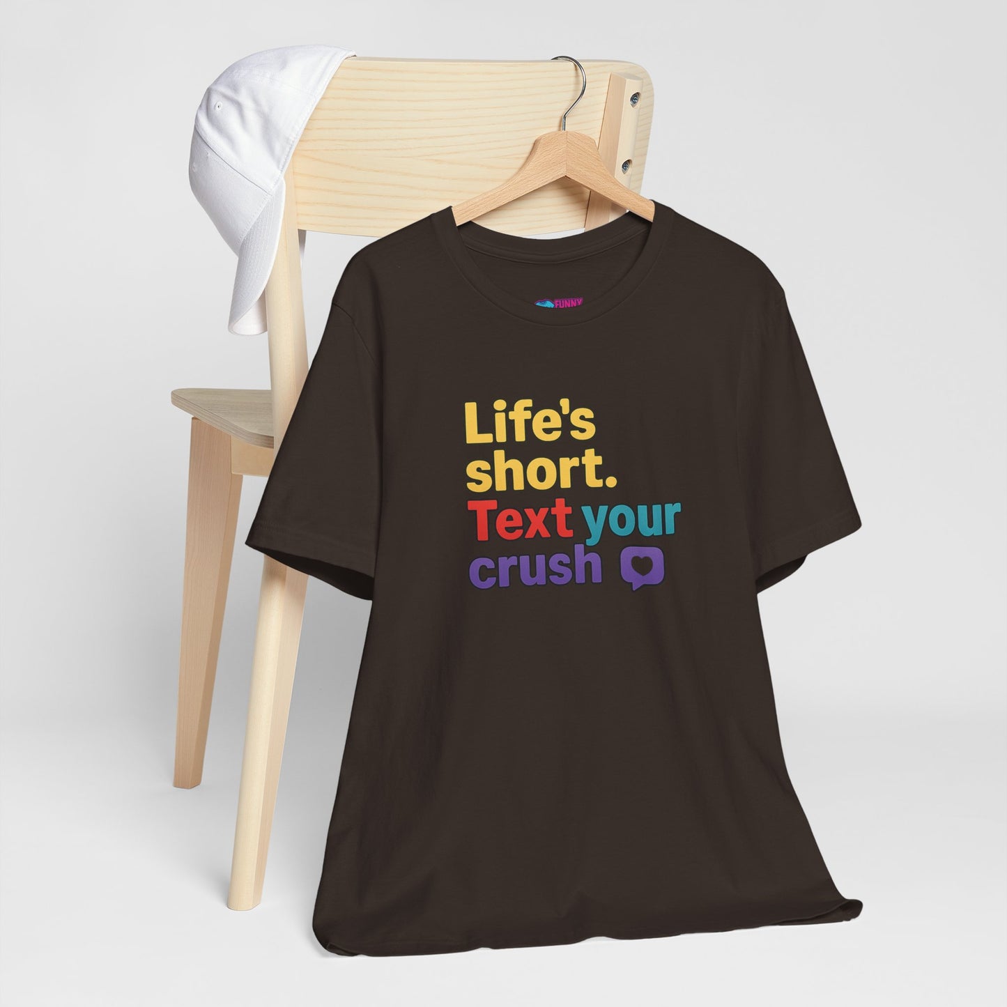 Text Your Crush T-Shirt | Cute Retro Graphic Tee