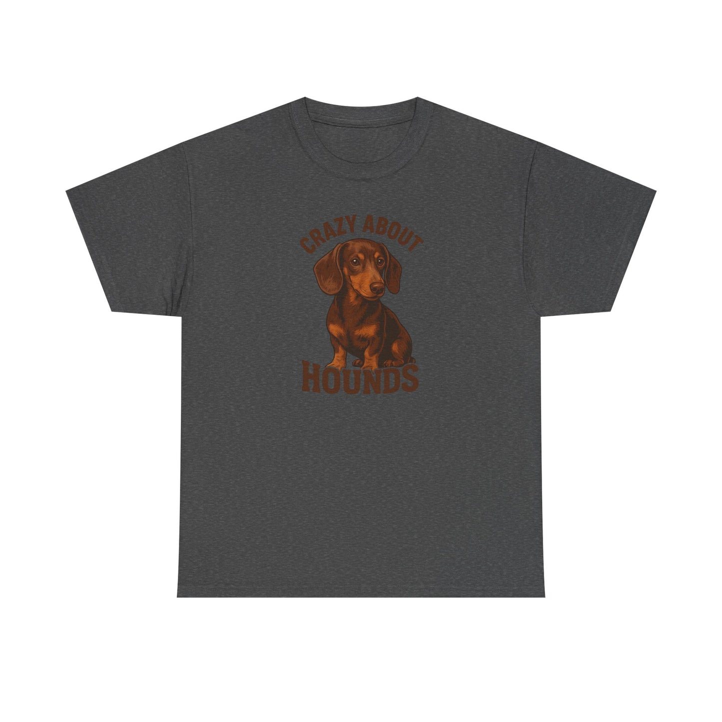 Crazy About Hounds Unisex Tee | Dog Lover Gift & Pet Owner Shirt