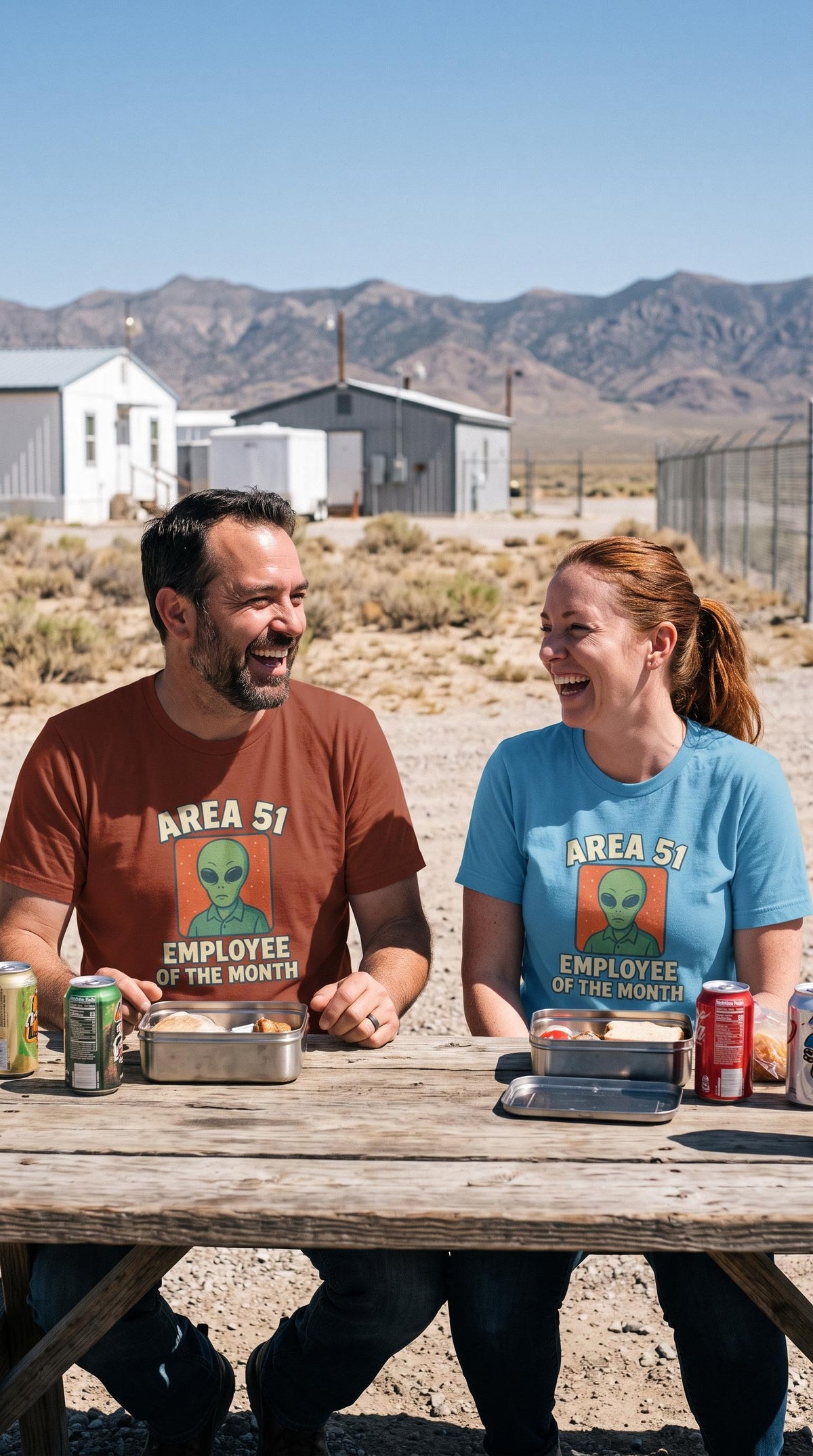Area 51 Employee of the Month T-Shirt | Funny Alien Graphic Tee