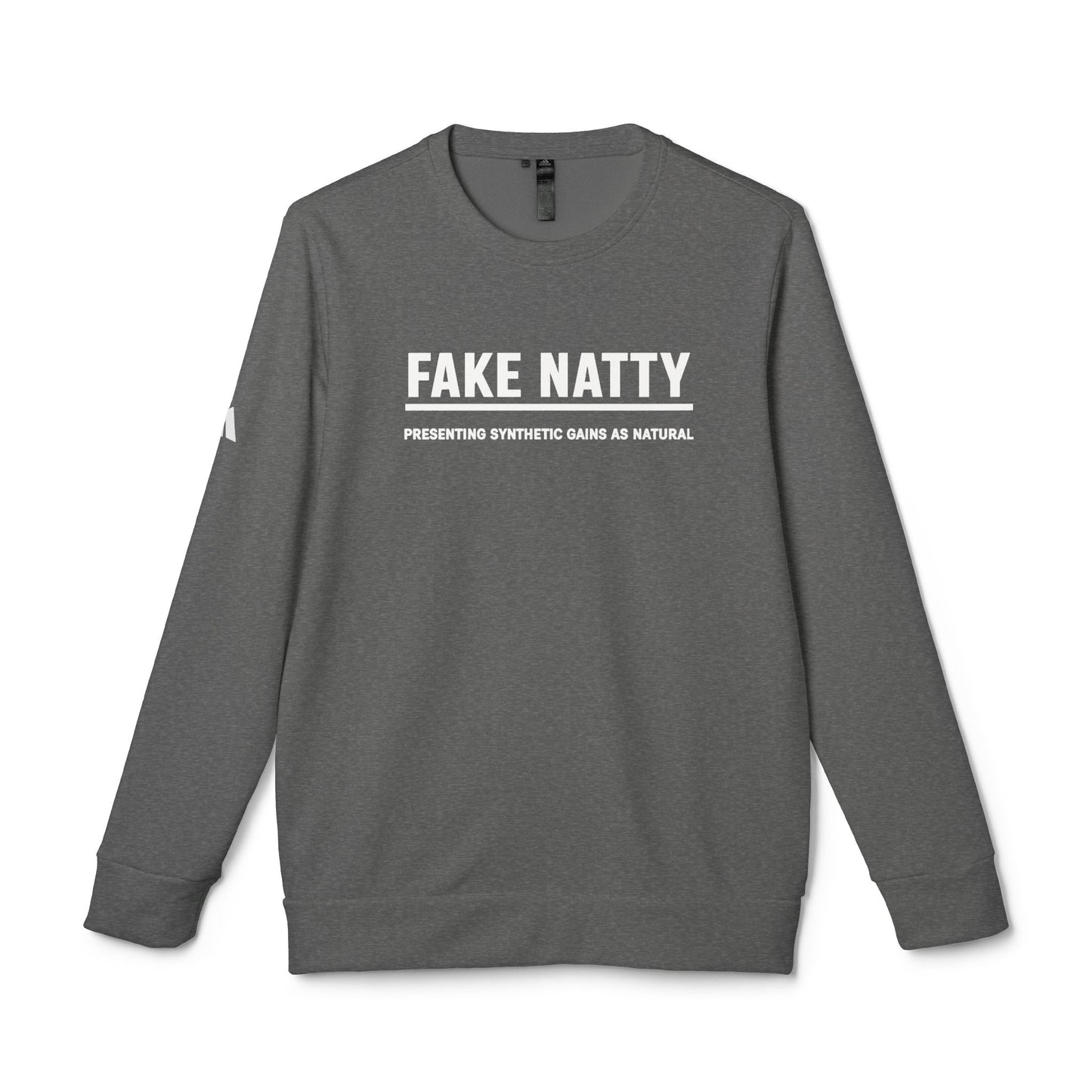 Adidas Fake Natty Crewneck Gym Humor Sweatshirt