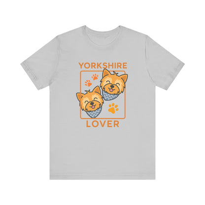 Double Yorkshire Lover T-Shirt | Cute Dog Mom/Dad Gift & Pet Apparel