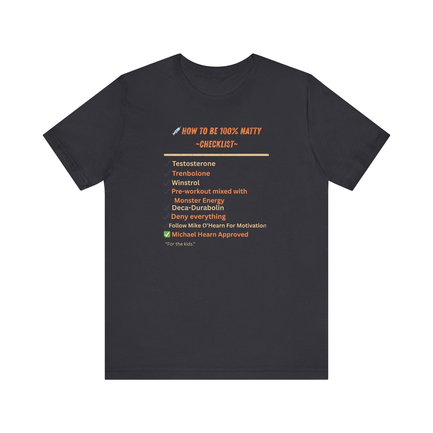 Funny Natty Checklist Unisex Tee - Humorous Fitness Shirt for Gym Lovers