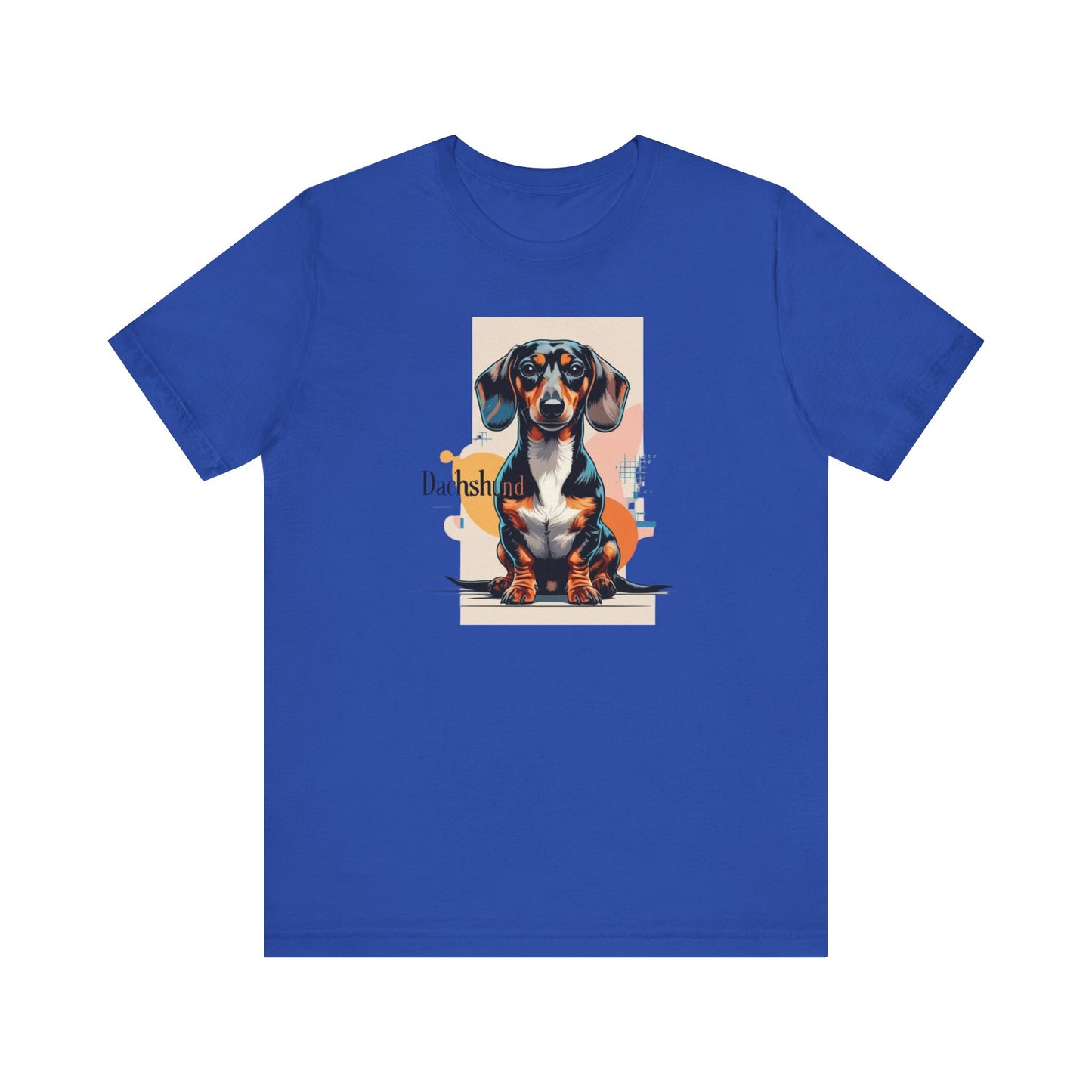 Dachshund Lover's Unisex Tee, Cute Dog Graphic Shirt, Animal Art Tee, Pet Lover Gift, Casual Dog Tee, Birthday Gift Idea