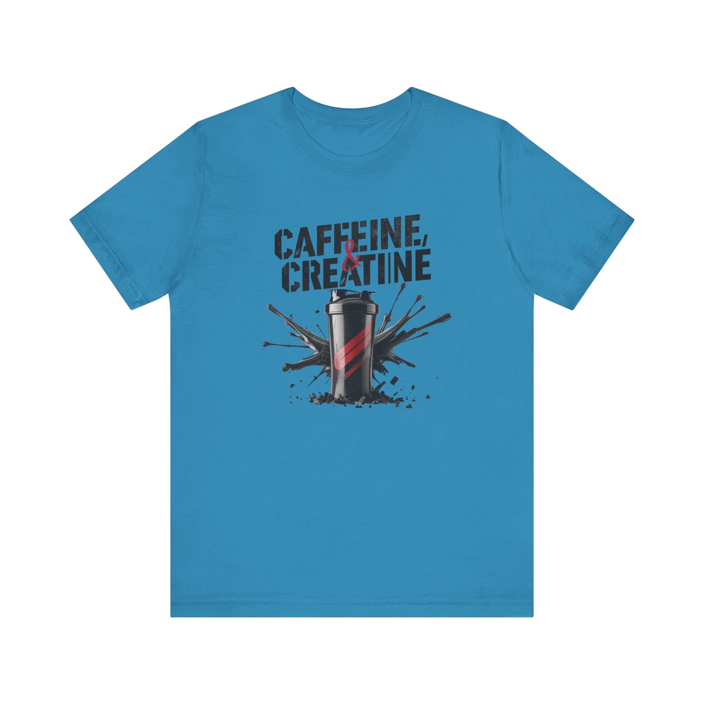 Energizing Caffeine & Creatine Tee | Gym Shirt & Motivational Athlete Gift