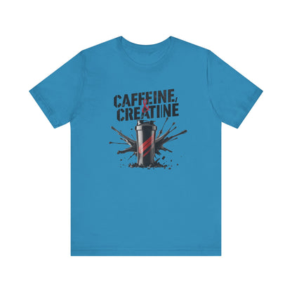 Energizing Caffeine & Creatine Tee | Gym Shirt & Motivational Athlete Gift