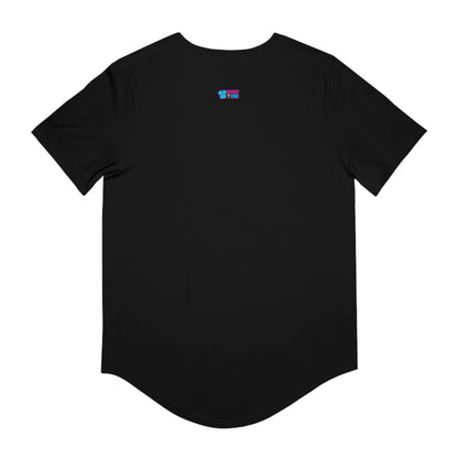 Funny Podcast T-Shirt | Men's Curved Hem Tee & Podcaster Gift