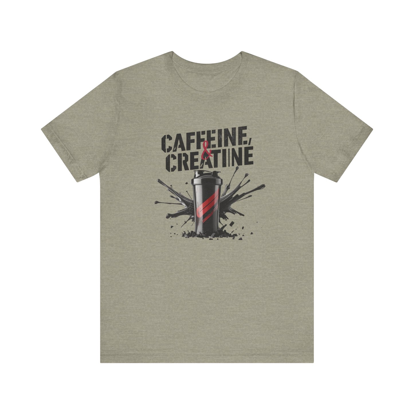 Energizing Caffeine & Creatine Tee | Gym Shirt & Motivational Athlete Gift