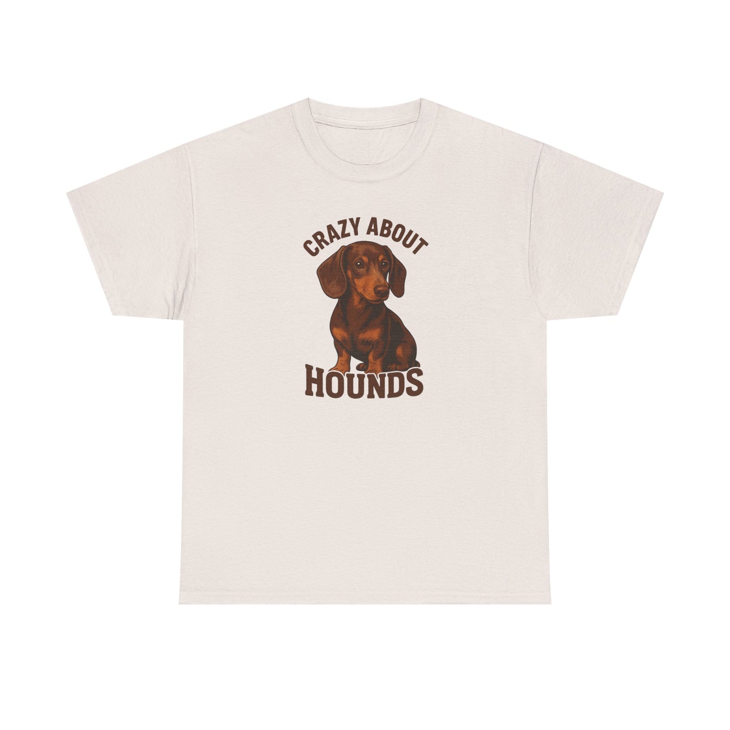 Crazy About Hounds Unisex Tee | Dog Lover Gift & Pet Owner Shirt