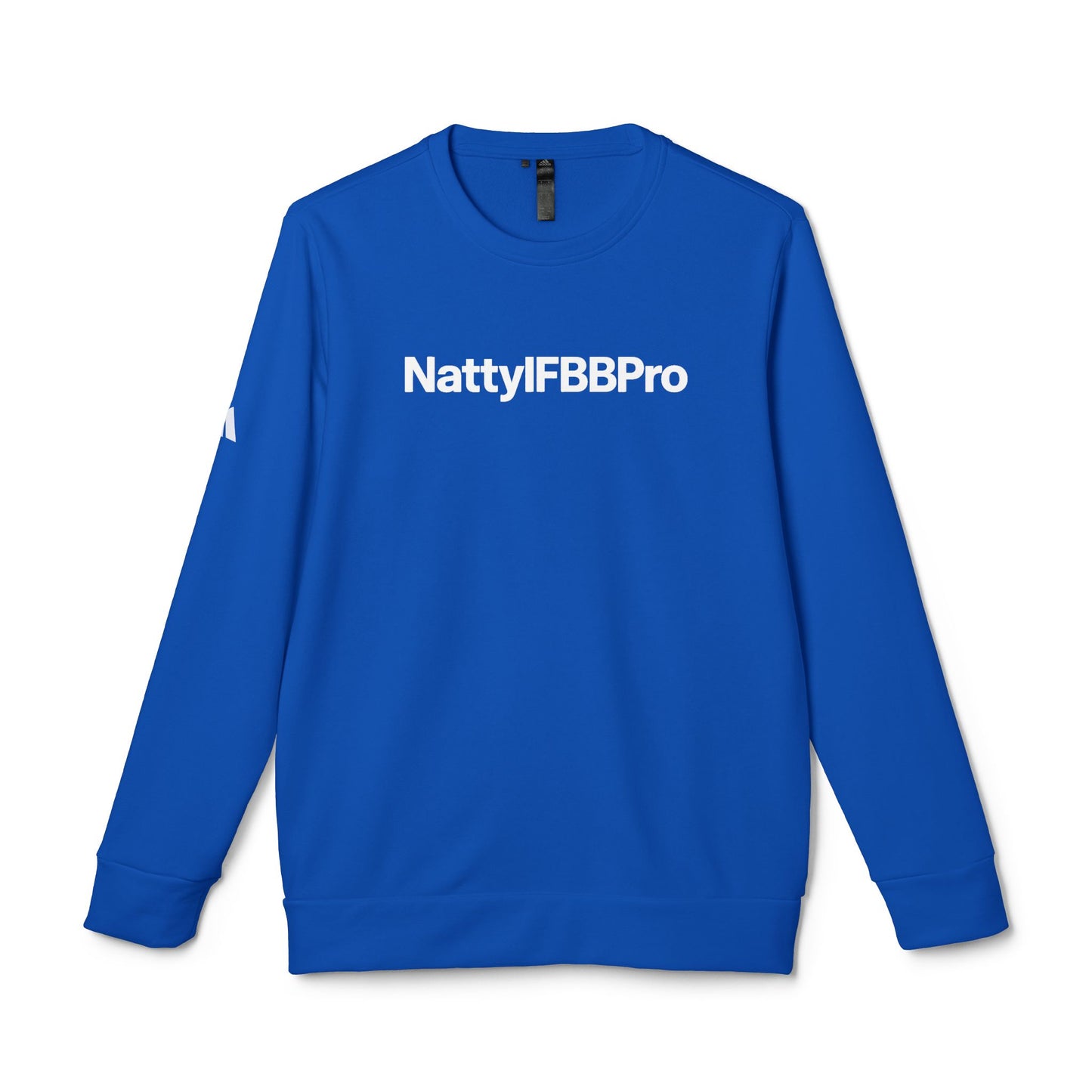 Adidas Natty IFBB Pro Crewneck Gym Fleece Sweatshirt