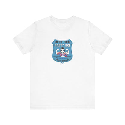 Certified Natty Boi T-Shirt | Funny Gym Slogan Tee, Unisex Fitness Gift