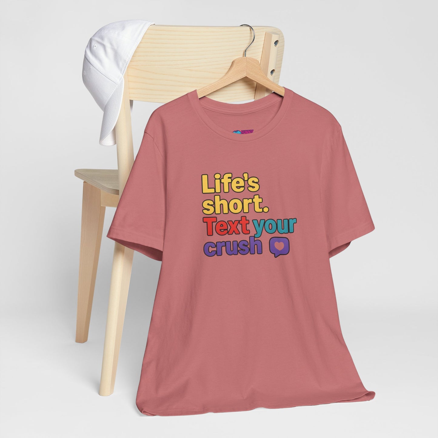 Text Your Crush T-Shirt | Cute Retro Graphic Tee