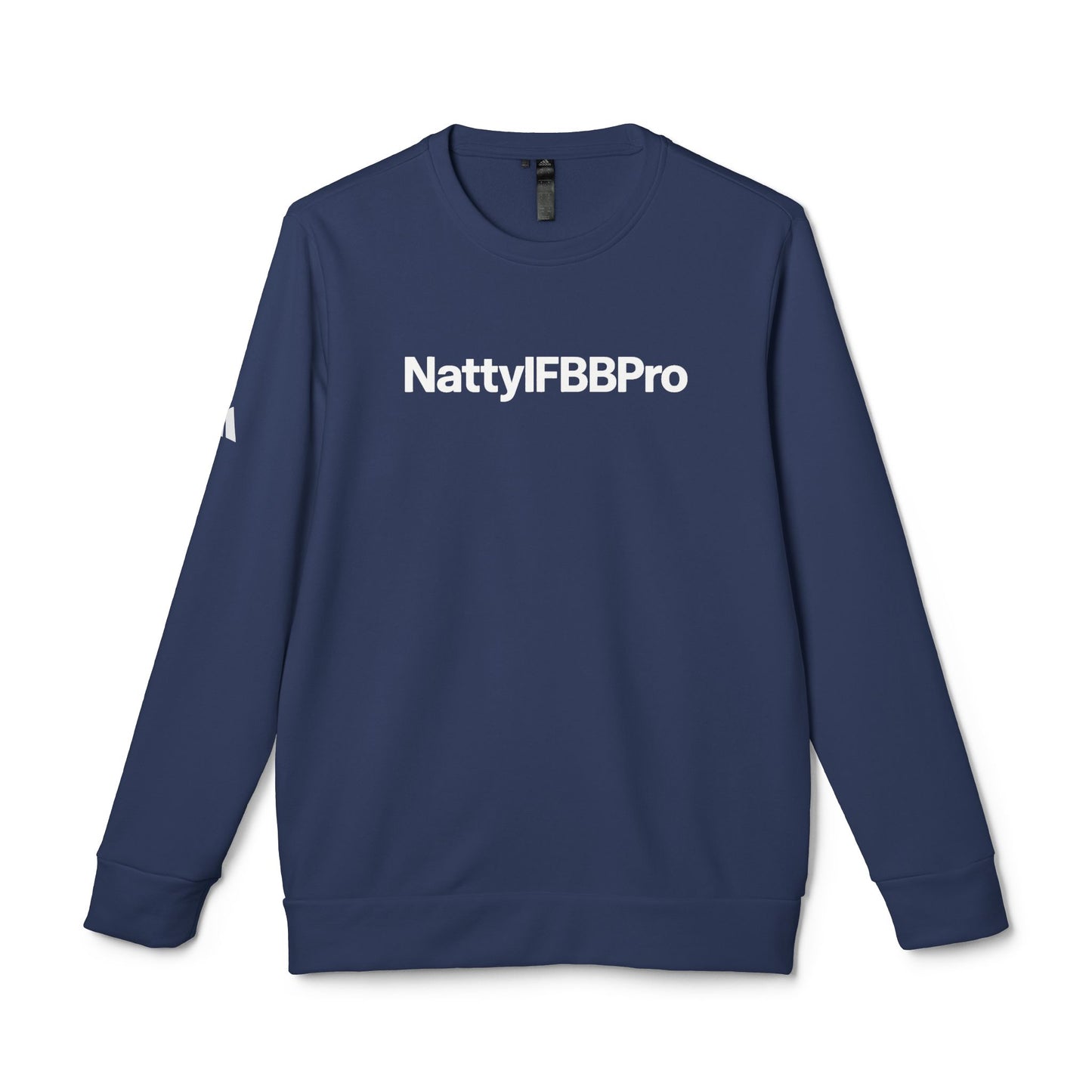 Adidas Natty IFBB Pro Crewneck Gym Fleece Sweatshirt