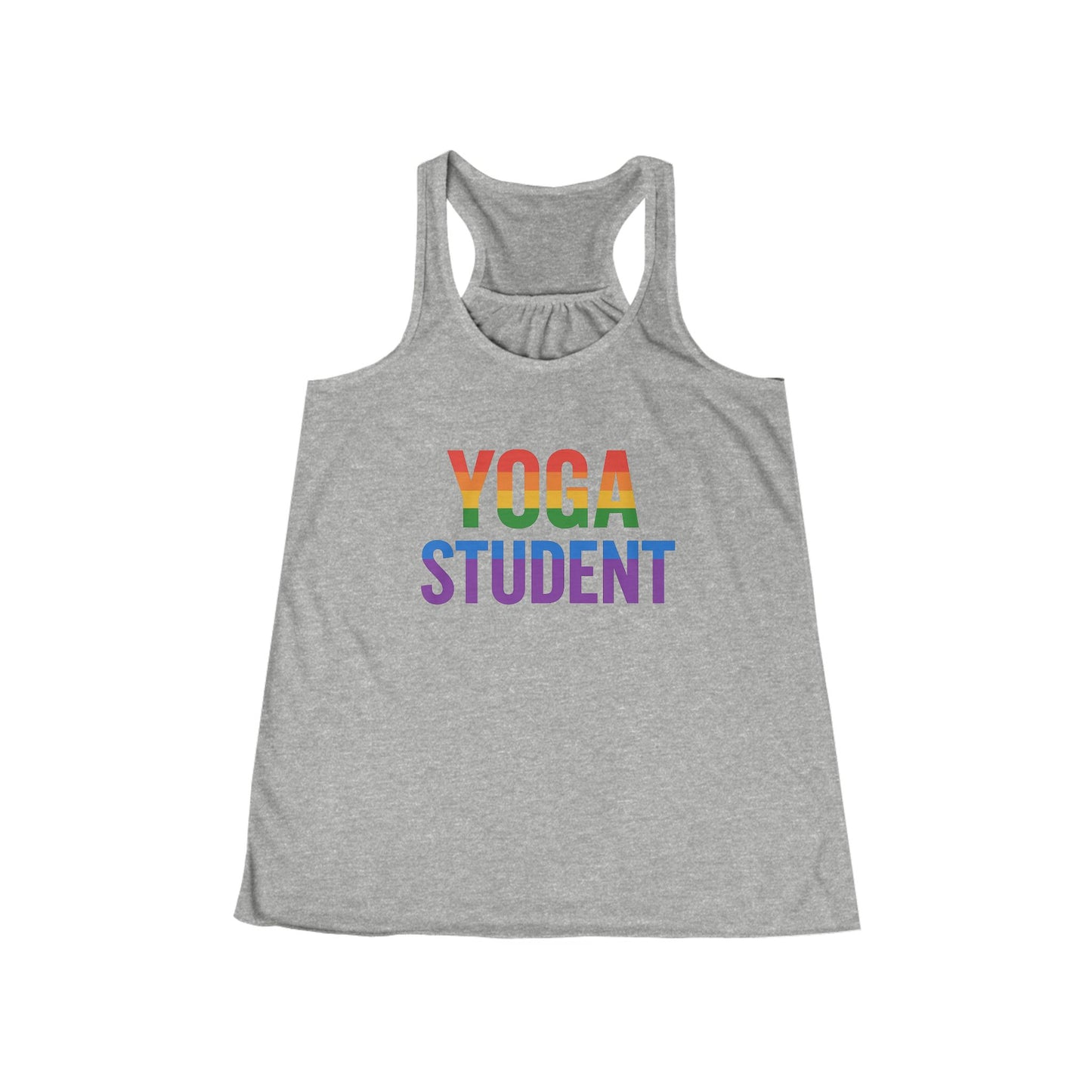 Rainbow Yoga Racerback Tank | LGBTQ+ Pride Activewear & Yoga Gift