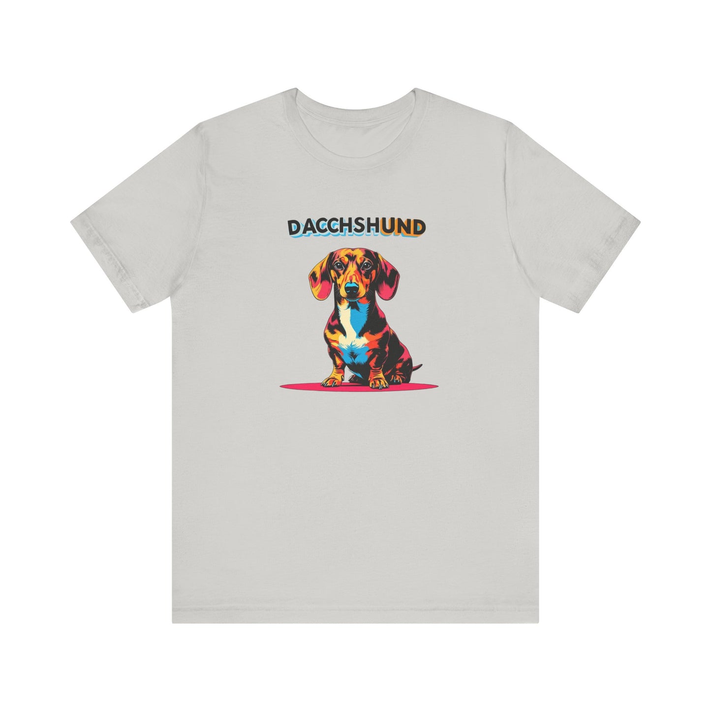 Colorful Dachshund Tee - Unisex Dog Lover T-Shirt, Gift for Pet Owners, Cute Casual Wear, Animal Advocate Apparel, Perfect for Birthdays
