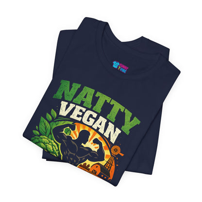 Natty Vegan T-Shirt | Plants & Gains Gym Tee