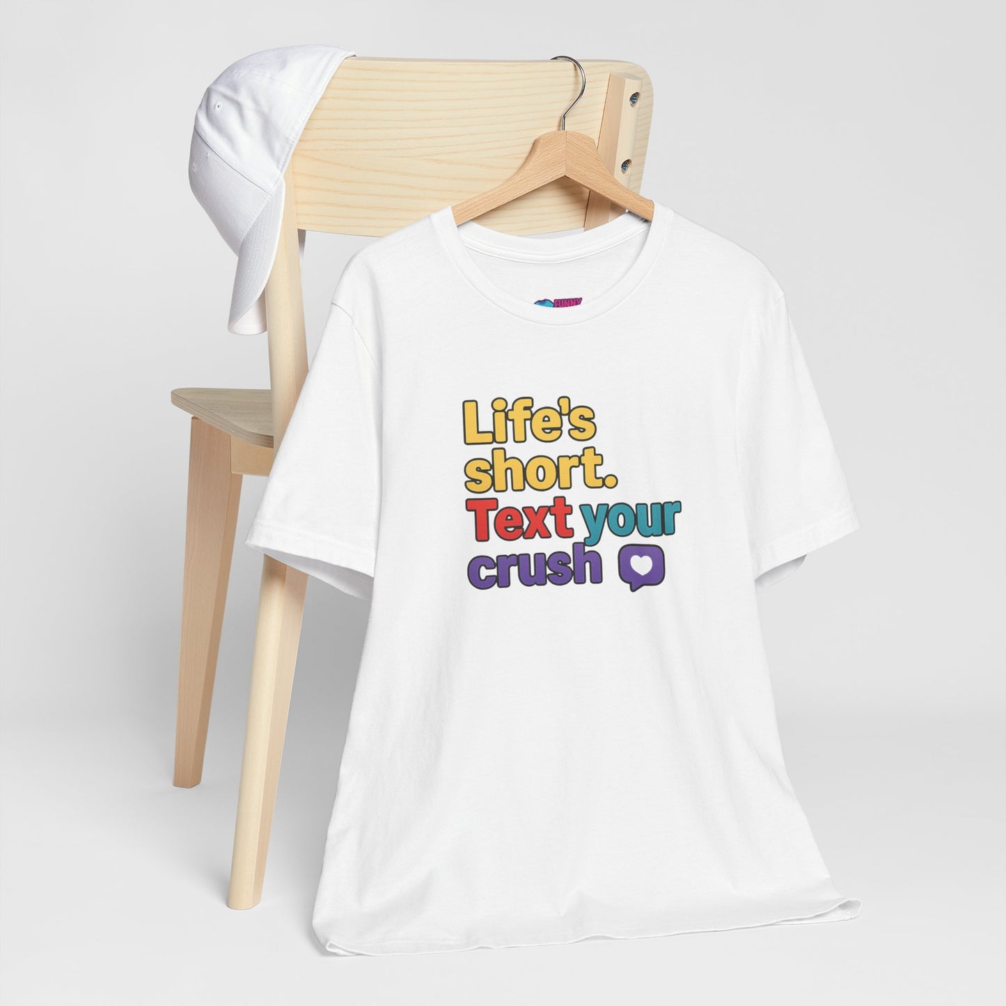 Text Your Crush T-Shirt | Cute Retro Graphic Tee