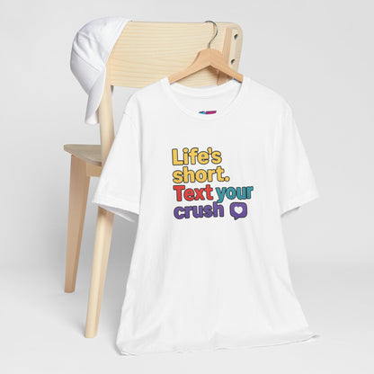 Text Your Crush T-Shirt | Cute Retro Graphic Tee
