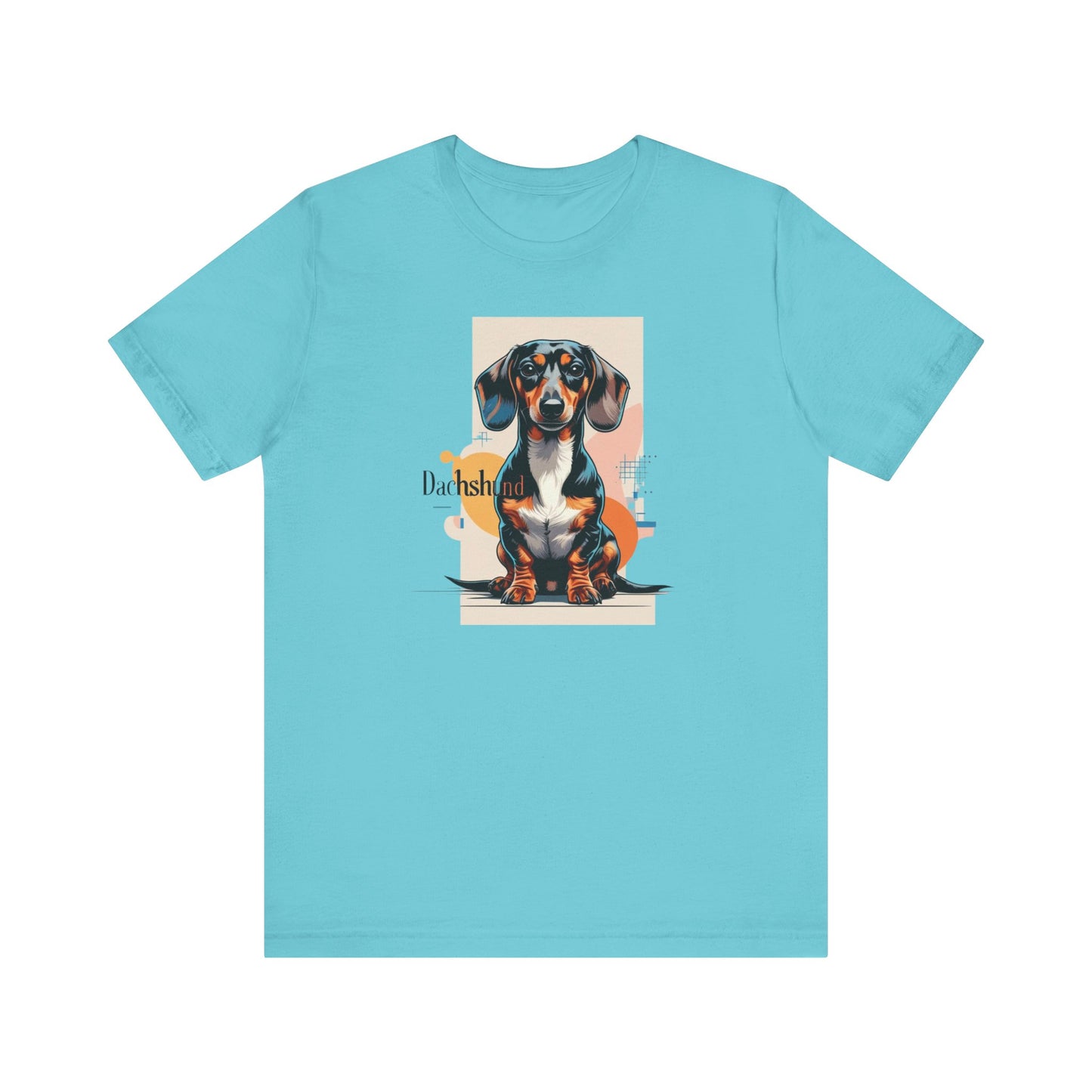 Dachshund Lover's Unisex Tee, Cute Dog Graphic Shirt, Animal Art Tee, Pet Lover Gift, Casual Dog Tee, Birthday Gift Idea